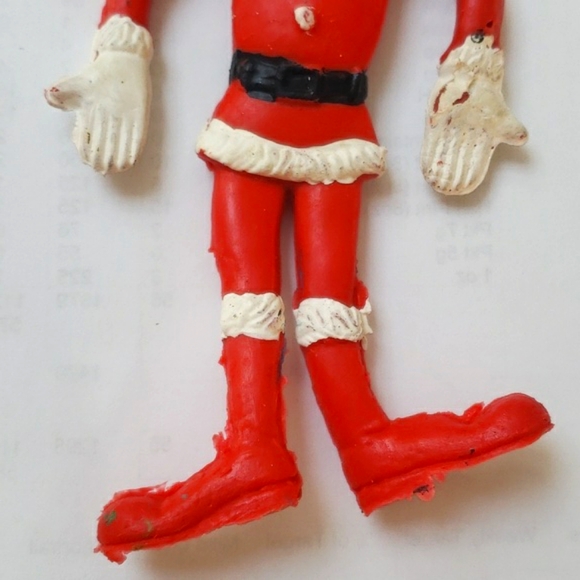 Vintage bendable Santa Figure - Picture 3 of 4